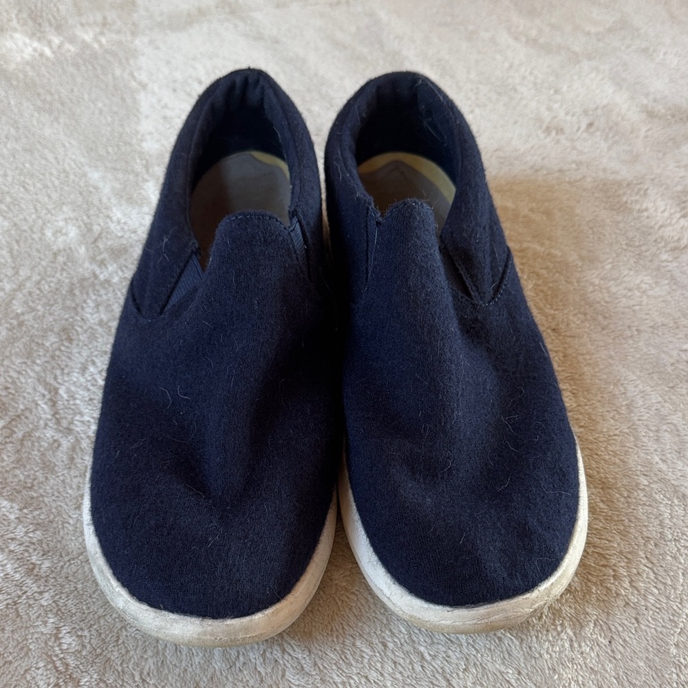 Women's Navy Slip-On Sneakers